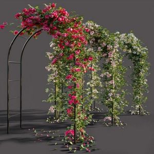 Party Decoratie Iron Wedding Arch Decoratieve tuin achtergrond Pergola Stand Flower frame voor huwelijk Verjaardag Diy ArchpartyParty