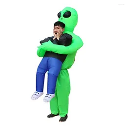 Party Decoratie Kinderen Volwassen ET Alien Opblaasbaar Kostuum Anime Suits Jurk Mascotte Halloween Vakantie Grappig Cosplay Voor Man Vrouw Jongens meisjes