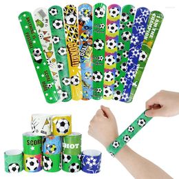 Décoration de fête enfants faveur PVC Bracelet Bracelet Football Clap cercle jouets Football sport garçon joyeux anniversaire cadeaux fournitures