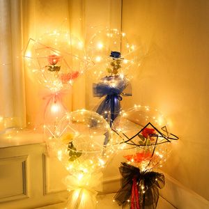 Decorazione per feste Led BoBo Palloncini Novità Illuminazione Palloncino a bolle trasparente BASTONI e LUCI A CORDA Light Plus POMPA BONUS Compleanno Matrimonio CRESTECH