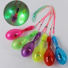 Decoración de fiesta LED intermitente Maracas Light Up Neon Beach Hula Party Maracas Adult Bar KTV Cheer Props Glow Party Supplies SN5082