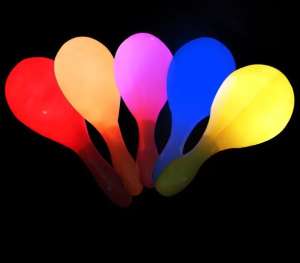 Décoration de fête LED Maracas clignotants illuminent Neon Beach Hula-Party Maracas Adulte Bar KTV Cheer Props Glow Party Supplies