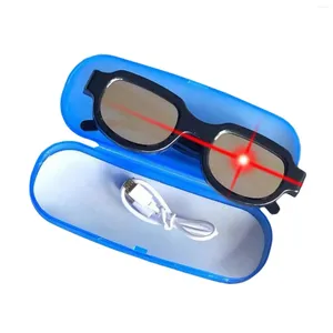 Décoration de fête Lunettes LED TEENS Adultes Eyewear Funny Costume Accessoires Light Up Cosplay for Christmas Festival