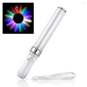 Décoration de fête LED bâtons lumineux en vrac coloré rvb mousse bâton Cheer Tube lumière sombre pour noël anniversaire fournitures de mariage