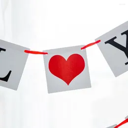 Feestdecoratie Huwelijksaanzoek Bruiloft Festival Wil je met me trouwen Hart Verjaardag Valentijnsdag Banners Vlaggen Verloving