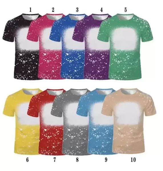 Décoration de fête hommes T-Shirts Sublimation chemises pour femmes fournitures transfert de chaleur blanc bricolage chemise T-Shirts en gros