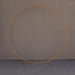 Party Decoration Metal Circle Stand Wedding Arche Round Balloon Arch Flower Gold Contexte Diy Cadre Baby Down Baby Shower