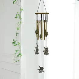 Feestdecoratie metalen buis dieren goud windtimpel traditionele tuinmuur hangers creatieve tuin hangende ornamenten home diy