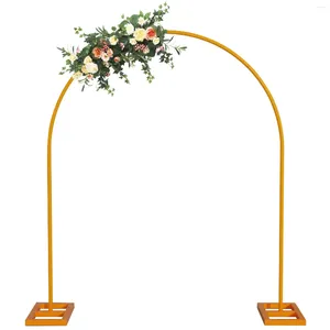 Feestdecoratie metalen bruiloft boog voor achtergrond halve ronde ballon pergola bloemstand huwelijk onderdeel