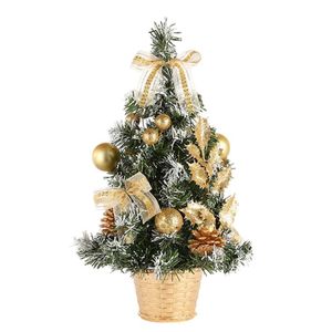 Party Decoration Mini Artificial Xmas Trees Tabletop Christmas Tree Holiday ornamenten