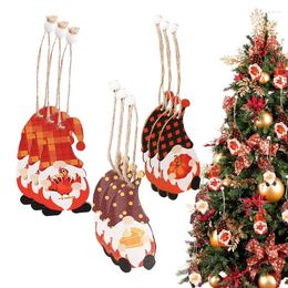 Décoration de fête mini gnomes pour arbre 9pcs gnome pendentifs ornements décorations saisonnières de la maison