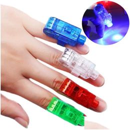Party Decoratie Mini Led Finger Lights Small Size Toy Night Whole Pl on Off Laser Drop Delivery Home Garden Feestelijke Sprogramma's Event Dhid8