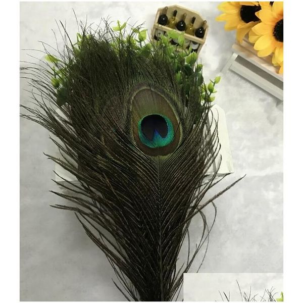 Party Decoration Natural Peacock Feather 23-30 cm Vêtements DIY Plumage Crafts G1094 Drop livraison Home Garden Festive Supplies Event Dhnhi