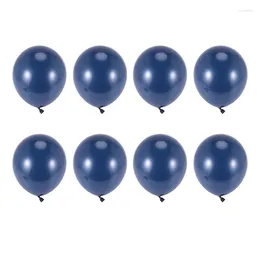 Décoration de fête Ballons bleu marine pour anniversaire de mariage Ballon rond foncé Cowboy