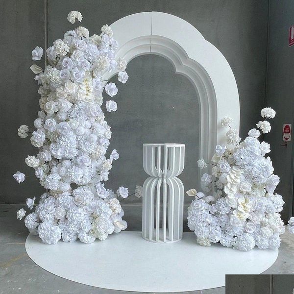 Décoration de fête sans fleurs, y compris les décorations d'éléments en acrylique arc fond de toile de fond de fleur de fleurs