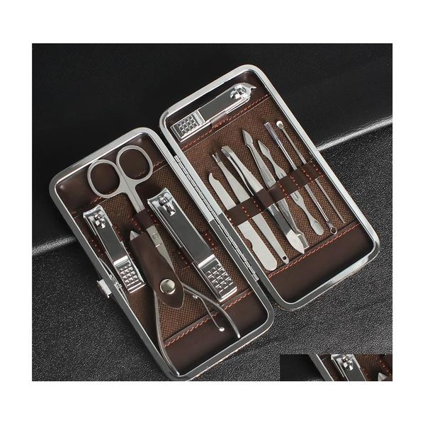 Fête Décoration Nouveauté Pratique Manucure Set Pédicure Ciseaux Pince À Épiler Couteau Oreille Pick Utilitaire Coupe-Ongles Kit Voiture En Acier Inoxydable Dhuuw