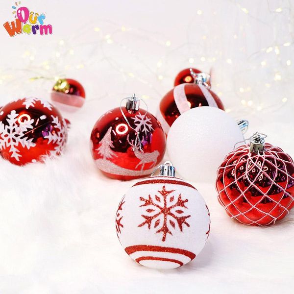 Décoration de fête OurWarm Noël 2022 36pcs Boules Ornement Arbre de Noël Élégant Grandes sphères pour