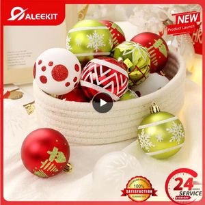 Décoration de fête Carton de balle de Noël peinte couleurs vives largement utilisées matériaux durables faciles à accrocher