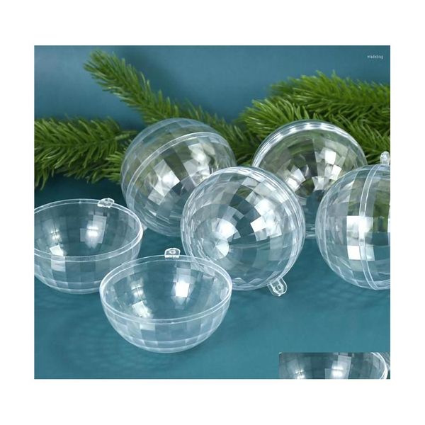 Décoration De Fête Décoration De Fête 5 Pcs De Noël En Plastique Boule Transparente Boules Artisanat À Remplir Arbre De Mariage Suspendu Pendentif Boîte Cadeau De Dhkyl