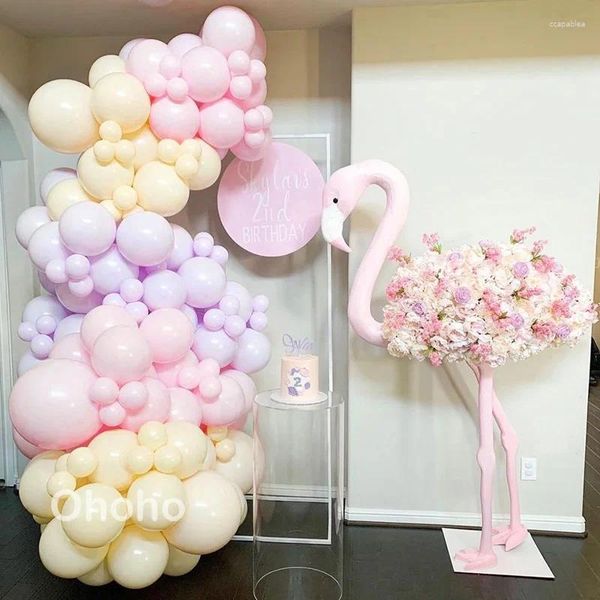 Party Decoration Pastel Balon Garland Arch Kit Boy Girl Girls Kids 2nd Birthday Baby Shower Gender Revey Baptim Baptême mariage