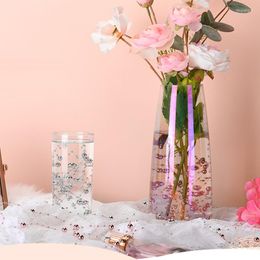 Decoración de fiesta, cadena de perlas para velas flotantes, centro de mesa de boda, guirnalda, relleno de jarrón, decoración de comedor de cumpleaños para el hogar
