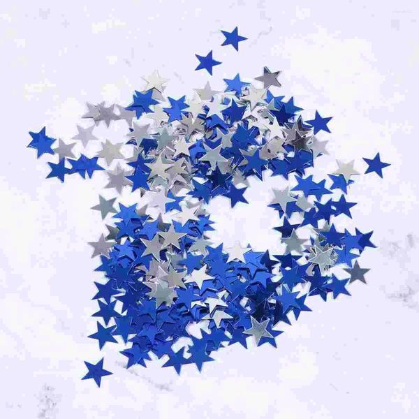 Decoración de fiestas Pentagram Star Table Experty Metallic Glitter Foil para cumpleaños de la boda 10 mm 2000pcs