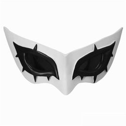 Decoración de la fiesta Persona 5 Héroe Arsene Joker Mask Cosplay ABS Eye Kurusu Akatsuki Prop Juego de Halloween Accesorio H0910 Deli Dhkeg