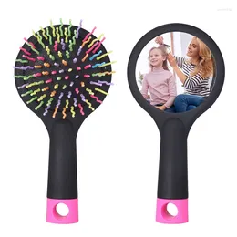 Décoration de fête Brosse de cheveux sublimation personnalisée et peignes peignes de peigne en plastique avec feuille d'aluminium dans une impression double facette