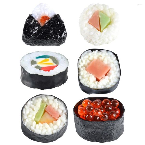 Décoration de fête en plastique, modèle de Simulation de Sushi, rouleau de vermicelles cuits à la vapeur, nourriture réaliste en PVC, délicieux japonais