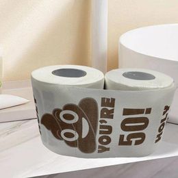 Party Decoration Poop imprimé Happy Prank Toilet Paper 30e anniversaire Décorations saints Vous êtes 30 fournitures