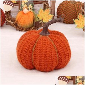 Décoration de fête citrouille bricolage artisanat maison mariage anniversaire Halloween cônes ensemble pour les accessoires de décoration de Noël automne livraison directe jardin Fes DH93A