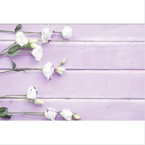 Party Decoration Purple Wood Board Coldrie Blanc Rose Bond anniversaire Mariage de mariage Baby Shower Decor PO Booth Studio Mxhome Dhsde