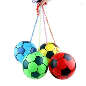 Decoración de fiesta Color aleatorio Tetherball y juego de cuerdas con gancho giratorio Reemplazo Tether Soft para niños Adulto Perro Diversión Patio Juego Fútbol