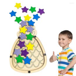 Pot de récompense de décoration de fête avec étoiles, système de responsabilité pour enfants, incitation de motivation en bois pour salle de classe et maison