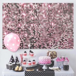 Feestdecoratie rosé goud glitter achtergrond bruiloft decor baby shower pailletten achtergrond muur verjaardag