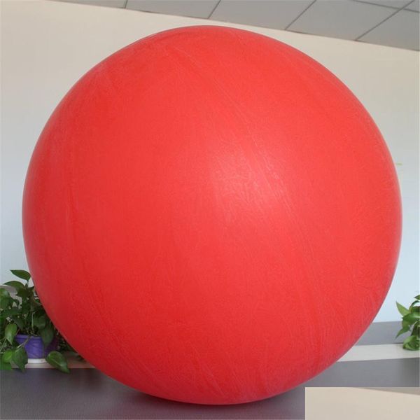 Décoration de fête ballons en latex ovales ronds 72 pouces mariage grand grand ballon Nt anniversaire décor ballon à air gonflable couleur rouge Festi Dh2Ym