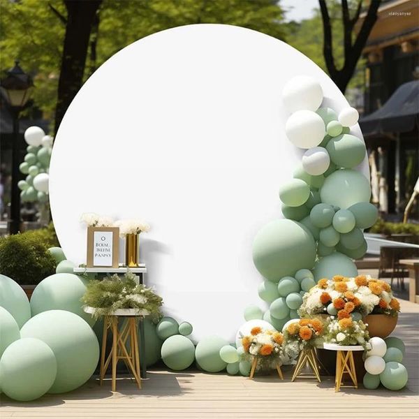 Décoration de fête Round Wedding Arch Cover Banquet Birthday Bark