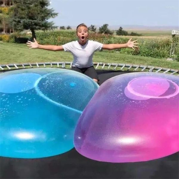Decoración de fiestas vendiendo bola redonda creative baby bath big light juguete transparente burbuja globo