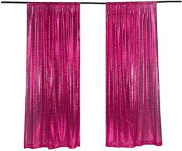 Décoration de la fête RETTED TECTEUR 8FTX2FT FUCHSIA PANNEUX CURTONNEMENTS FABRICAL POGRAMME BORD MEDIAGE PO Baby Shower9092087