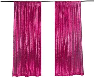 Party Decoration Pargin Backlop 8ftx2ft Fuchsia Curtain Panels Fabric POGRAGRAAT ACHTERGROND PO BOOTH BABY Shower9092087