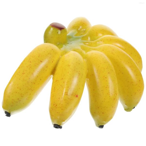 Décoration de fête simulée à la banane Veaux faux faux décor Imitation d'imitation ororale du restaurant affichage des fruits