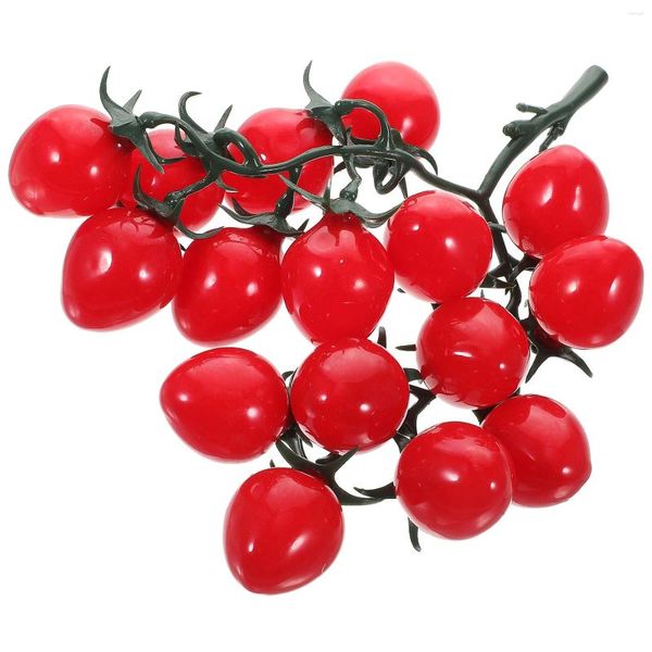 Décoration de fête simulée de tomates cerises modèles