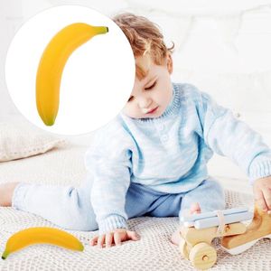 Décoration de fête Simulate Sandbox sable à fruits en forme de percussion Instrument bébé maracas banane Musical pour kid kids jouet abs shaker en plastique
