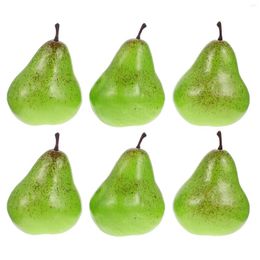 Feestdecoratie Gesimuleerd Sydney Schattige Fake Pear Desktop Decor Po Supply Multifunctionele Fruit Mini-modellen
