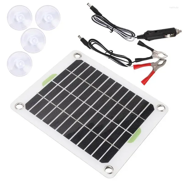 Kit de panneau solaire de décoration de fête 100 WA12 Volt Volt Eco-Friendly Charger High-Efficacité Module avec deux sorties USB pour RV Marine