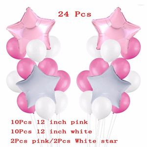 Party Decoration Star Heart Foil 24pcs 18inch ballonnen Air Wedding Ballon Helium Ballon Happy Birthday Kids Baloon