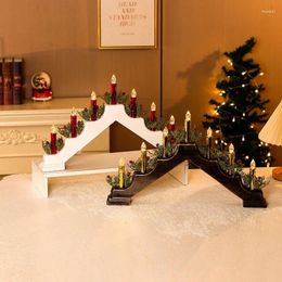 Party Decoration Style Candeler de Navidad para suministro de energía doble M6CE