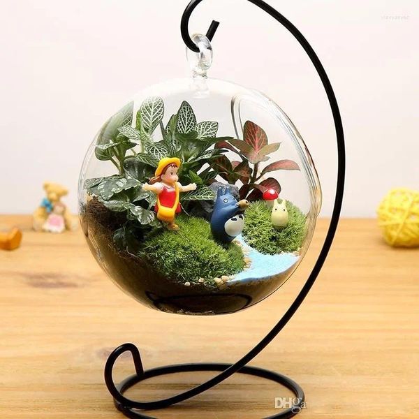 Support de bougie chauffe-plat en verre 80MM, décoration de fête, Terrariums de plantes à Air, bougie orbe suspendue pour mariage, chandelier, décoration de jardin, maison