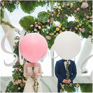 Feestdecoratie verdikte oversized ronde Dig ballonnen opgeblazen 36 inch festivals grote Valentijnsdag decor ballon drop levering Hom Dhyob