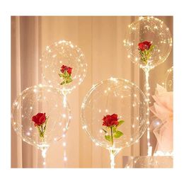 Décoration de fête Transparent Bobo Bubble Ballon avec pompe 1824 pouces 20pcs clair gonflable air hélium Globos anniversaire de mariage Drop D DDHX5D